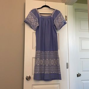 Vintage Embroidered Mexican Housedress